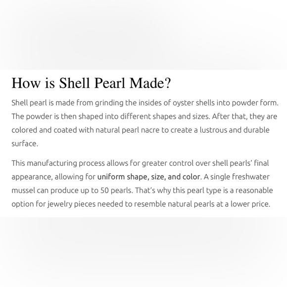 RED SHELL PEARL STUD EARRINGS - Picture 7 of 10